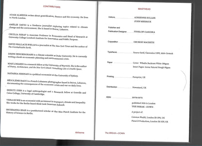 THE BREAK-DOWN. ISSUE #3: AIRBORNE.