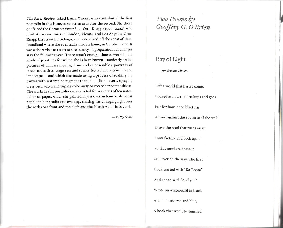 THE PARIS REVIEW NO. 257